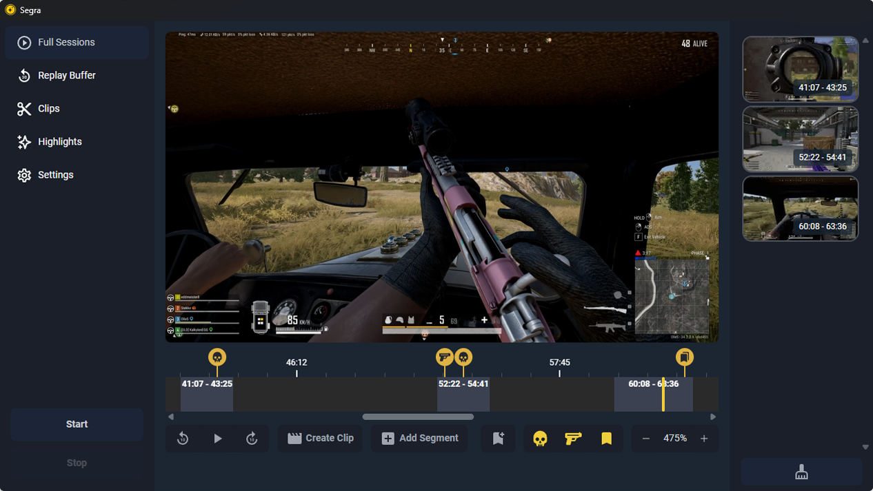 Screenshot Segra
